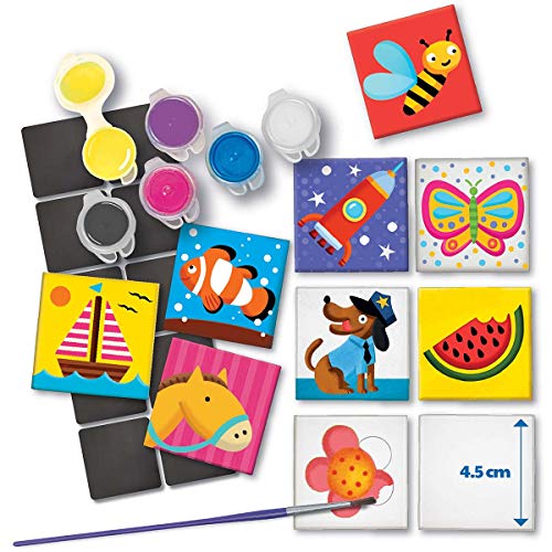 4M Magnetic Mini Tile Art, Art & Crafts DIY Kit, For Boys & Girls Ages 8+ 4M