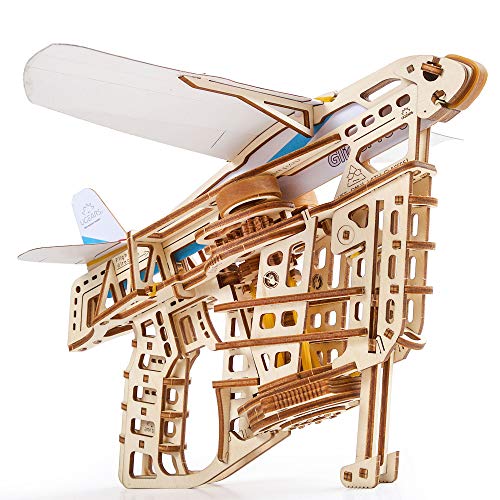 UGEARS Mechanical Wooden 3D Puzzle Model Flight Starter Set UGEARS