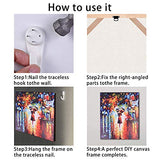 GORGECRAFT Solid Canvas Stretcher Bars Frames 12 x 8 DIY Wooden Frame Kit Premium Pine Wood Strips Set for Oil Paintings Poster Prints DIY Arts GORGECRAFT