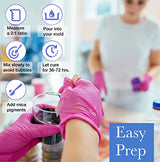 Extra Deep Pour Resin Epoxy Kit (2 to 4 inch Pours), 1.5 GL, UV Resistant, Low Odor, Crystal Clear, Bubble Free, 2:1 Art Casting Resin, River Tables, unicone art