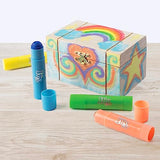Idiy Tempera Paint Sticks (12 pack Neon Vibrant Colors)- Classroom School Supplies Arts & Crafts Projects, Draw & Paint on Wood, Paper, Ceramic, Idiy