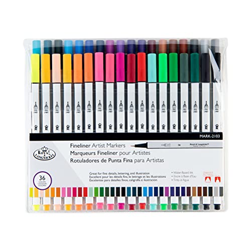 Royal & Langnickel Fineliner Artist Markers in PE - WoodArtSupply