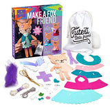 Craft-tastic – Make a Fox Friend Craft Kit – Learn to Make 1 Easy-to-Sew Stuffie with Clothes & Accessories Craft-tastic