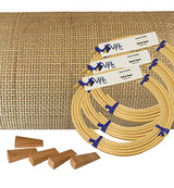 Pressed Cane Webbing Kit Radio Weave Mesh with splines, Wedges and Instructions V.I. Reed & Cane, Inc.