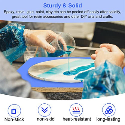 JDiction Resin Leveling Table for Epoxy Resin & Art Work,16''x 12'' Adjustable Self Leveling Epoxy Resin Accessories, Resin Supplies, Acrylic Pouring - WoodArtSupply