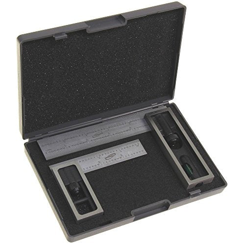 iGaging 4" & 6" Double Square Set 4R Steel Blade High Precision Woodworking iGaging