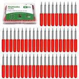 50PCS Replacement Cutting Blades Compatible with Cricut Explore Air/Air 2/Air 3/, Standard Fine Point Blade Compatible with Cricut Maker/Maker Aleybloodes