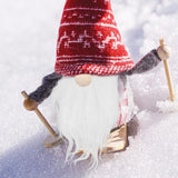 MAGICLULU 1 Set Gnome Beards Handmade Dwarf Beard with Wooden Balls Christmas Fluffy Fuzzy Craft Beards for Home Party Decor MAGICLULU