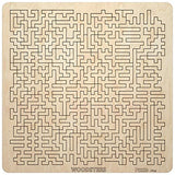 WOODSTERS Mind Bending Wooden Jigsaw Puzzle - Best Gift for Adults and Kids - Aztec Labyrinth - Expert Level Challenging Puzzle for Adults - 130 WOODSTERS