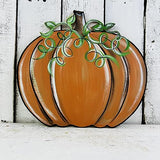 Fall Pumpkin with Curly Vines, Fall Shape, MDF Wooden Craft, Unfinished Craft, Build-A-Cross Build-A-Cross