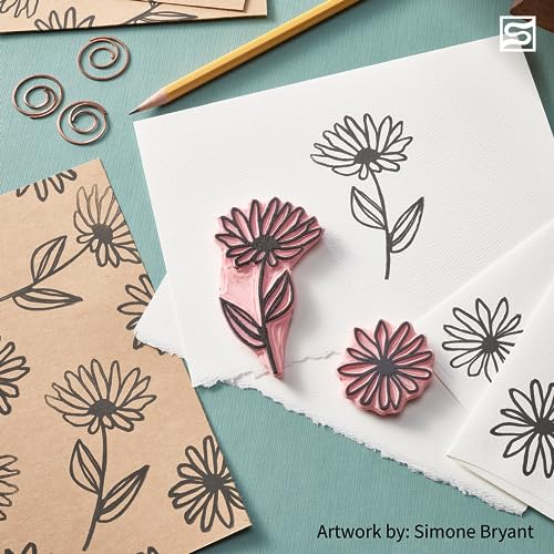 Speedball Super Value Block Printing Starter Kit – Includes Ink, Brayer, Lino Handle and Cutters, Speedy-Carve Speedball