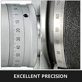 Mophorn Rotary Table 8Inch Horizontal Vertical HV8 Precision 3MT Milling Drilling Machine Vernier Reading Milling Drilling Boring Mophorn