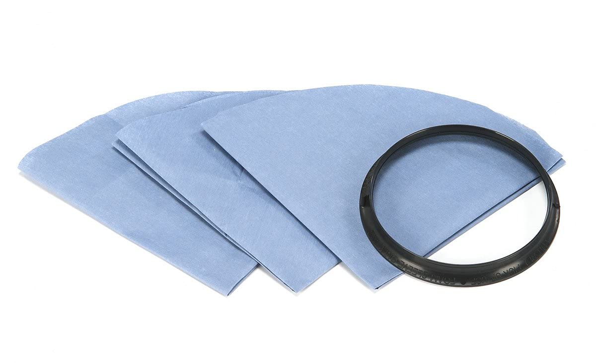 Shop-Vac 9010733 Reusable Dry Filters with Mounting Ring, Fits Shop-Vac Model No. 90585 Foam Sleeve, (3 Pack) Shop-Vac