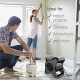 Lasko High Velocity Pivoting Utility Blower Fan, for Cooling, Ventilating, Exhausting and Drying at Home, Job Site, Construction, 2 AC Outlets, Lasko