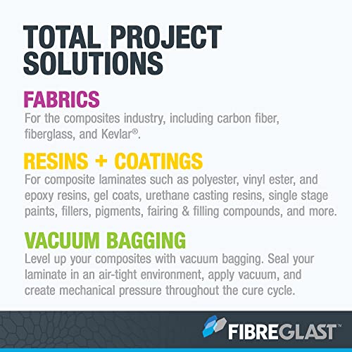 Fibre Glast Vac Bag Film, 5 Yards, Affordable – Elite Lab Vacuum Bagging Supplies, Degassing Chambers & Vac Purge Kits – Seal & Stabilize Carbon, - WoodArtSupply