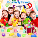 FLY2SKY 45Pcs Mochi Squishy Toys Mini Squishies Kawaii Animal Squishies Party Favors for Kids Cat Panda Unicorn Squishy Novelty Stress Relief Toys FLY2SKY