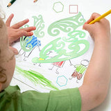 Utoolmart French Curve Ruler Set, Plastic Drawing Templates,Geometric Drawing Tools for Office and School,Building Formwork Drawings Templates Clear Utoolmart