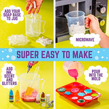 GirlZone Little Artisan Make Your Own Soap Kit, Over 100 Awesome Pieces in One Soap Making Kit to Create 12 Cake Kids Soap with Yummy Scents and GirlZone