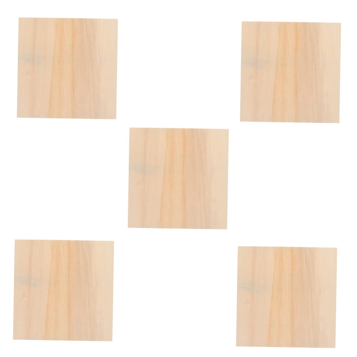 Tofficu 5pcs Blank Wooden Picture Frame Kids Playset Wood Discs Wooden Decor Unfinished Wood DIY Clay Wood Art Canvas Kids Educational Toy Clay Tofficu