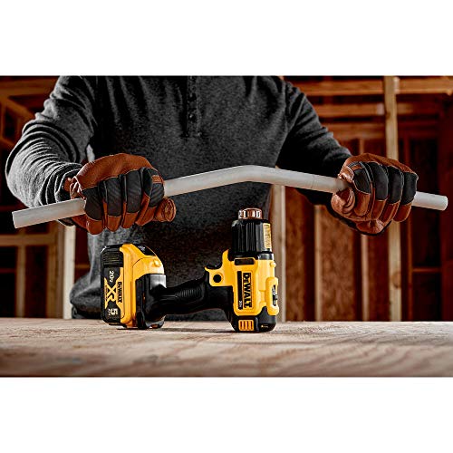 DEWALT 20V MAX Heat Gun, Cordless, Up to 990 Degrees, 42 Minutes of Run Time, LED Light, Bare Tool Only (DCE530B) DEWALT