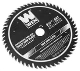 WEN BL6556 6.5-Inch 56-Tooth Carbide-Tipped Thin-Kerf Professional ATAFR Track Saw Blade with PTFE Coating WEN