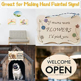 12Pcs Unfinished Wood Crafts, Rectangle-Shaped Wood Slices Wood Blank, Wood Sign Wood Plaque for Crafts, Door Hanger, Wood Burning, Painting, Brmeday