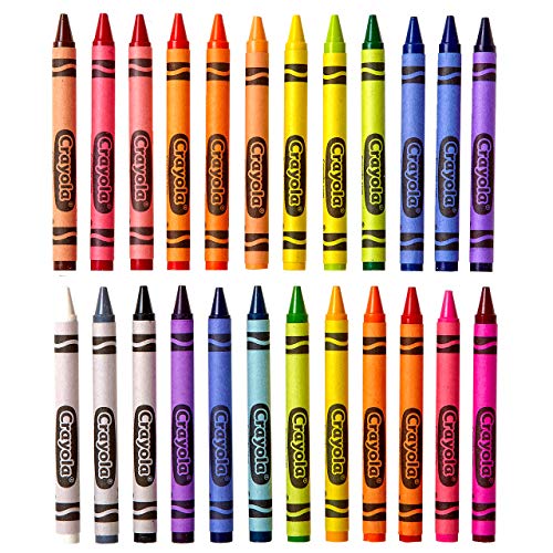 Crayola Crayons Bulk, 24 Crayon Packs with 24 Assorted Colors, School  Supplies