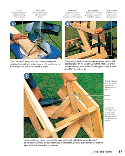 Woodworking for the Garden: 16 Easy-to-Build Step-by-Step Projects (Creative Homeowner) Easy-to-Follow Instructions for Trellises, Planters, Decking, Design Originals
