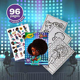 Crayola Karma's World Coloring Book, Stickers Included, Gift for Girls & Boys, 96 Pages Crayola