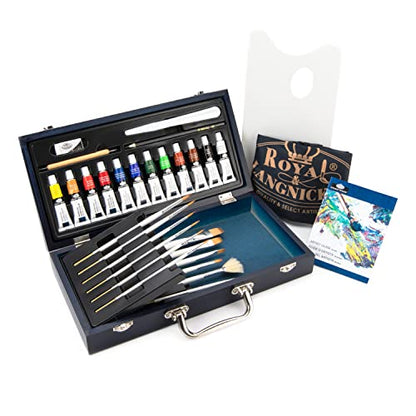 Royal & Langnickel RSET-ACRY2000 Gold Acrylic Painting Box Set - WoodArtSupply