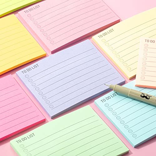 Mr. Pen- to Do List Sticky Notes, 3"x4", 360 Sheets, Assorted Colors to Do List Notepad, Lined Sticky Notes, to Do List Planner, Daily to Do List