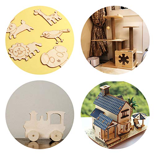 12 Pack 11.8 × 11.8 Inch Basswood Sheets Thin Wood Sheets Plywood Board Basswood Sheets 1/8 inch Square Unfinished Wood Boards for Crafts, DIY shanqian SENENQU