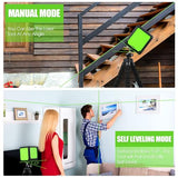 Laser Level with Stand, 50 ft Cross Line Laser, 4 Brightness Adjustment, IP54 Waterproof Self leveling and Manual Mode, Laser Level Tool with 360 Dreyoo