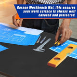 Vesici 1 Roll Work Bench Mat 23.6 x 100 Inch Scratch Resistant Vinyl Floor Runner Easy to Clean Workbench Mat Pad for Garage Workbench or Table Vesici