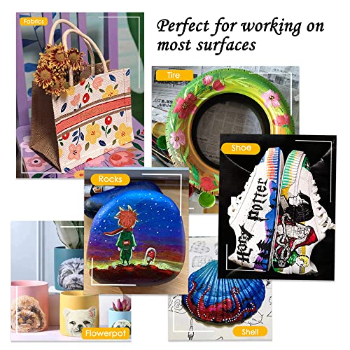 Kalour Acrylic Paint Set 56 pcs,Painting Supplies with 24 Acrylic Paint,16 Sheets Acrylic Pad,Painting Brushes,Canvas,Palette,Easel - Art Craft KALOUR