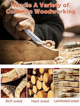 Lytool 5 Piece Wood Chisels Set, Wood Working Chisel Set for Woodworking, Carpentry, CR-V Steel Beveled Edge Blade, Wood Chisels for Woodcarving, Lytool