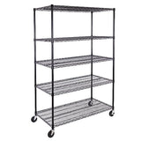 Seville Classics UltraDurable Heavy Duty NSF Solid Steel Wire Rack Storage Unit, Organizer for Garage, Warehouse, Office, Restaurant, Classroom, Seville Classics