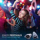 High Fidelity Concert Earplugs, Reusable Musicians Ear Plugs, 24dB Advanced Filter Technology Ear Protection Mumba