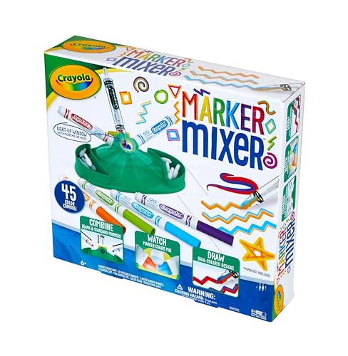 Crayola Marker Mixer Art Kit, Washable Marker Set, Easy Craft Kit for Kids, Gift for Kids Age 6+ - WoodArtSupply