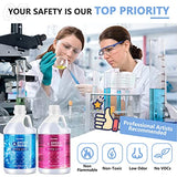 Teexpert Crystal Clear Epoxy Resin Kit 2 Gallon Self-Leveling Coating and Casting Resin, High-Gloss & Bubbles Free Resin and Hardener Kit for DIY Teexpert