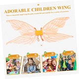 VOSAREA Cicada Wings Halloween Elf Wing Photo Props Kid Elf Wings Kids Butterfly Wings Women Fairy Costume Wings Princess Cosplay Wings Adult Fairy VOSAREA