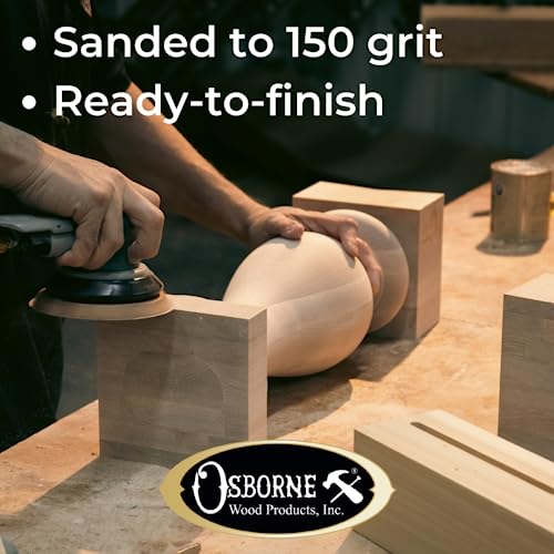 Osborne Square Mission Island Post in Rubberwood (Set of Four), Unfinished Wood Posts for Kitchen Island, Counter Height Table, Bathroom Vanity & Osborne Wood Products