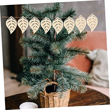 NOLITOY 10pcs Leaf DIY Wood Toys Leaves Decor Leaves for Crafts Vintage Accessories Decoupage Paper for Crafts Woody Toy Wood Trim Woodsy Decor NOLITOY