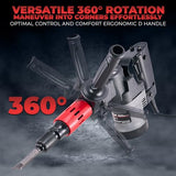 XtremepowerUS 3000BPM Demolition Chipping Jack Hammer w/Chisel Bit & Case Electric 1000W Demolition Construction Concrete Breaker Punch Drill XtremepowerUS