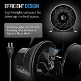 YSSOA 4 Inch Inline Duct Ventilation Fan 195 CFM HVAC Vent Blower Exhaust Booster for Hydroponics Grow Tent, Quiet YSSOA