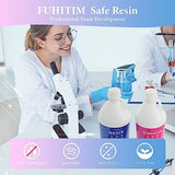 Epoxy Resin 2 Gallon - Crystal Clear Epoxy Resin Kit - Self-Leveling, High-Glossy, No Yellowing, No Bubbles Casting Resin Perfect for Crafts, Table FUHITIM