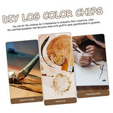 STOBOK 12 Pcs Pumpkin Chips Unfinished Pumpkin Cutout Kids DIY Painting Kit for Christmas Hanging Decors Pumpkin Cutting Board Nativity Ornaments for STOBOK