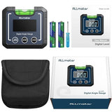 ALLmeter 0-360°(4 * 90°) Digital Angle Finder Level Magnetic Electronic Gauge Inclinometer Protractor Tool with Bubble Level and Magnetic Base LCD ALLmeter