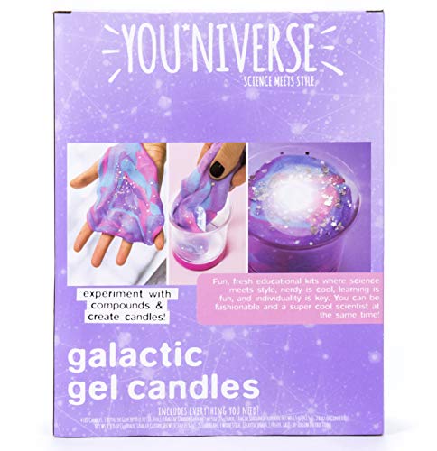 Just My Style You*niverse Galactic Gel Candles – DIY Gel Candle Kit – Create Your Own Gel Candles – Arts & Crafts Kits for Kids Age 6 And Up Just My Style