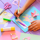 8 Pieces Pin Pen Weeding Tool Vinyl Weeding Tool with Rainbow Retractable Air Release Pen and Refill Vinyl Squeegee Vinyl Tweezers Weeders for Chumia